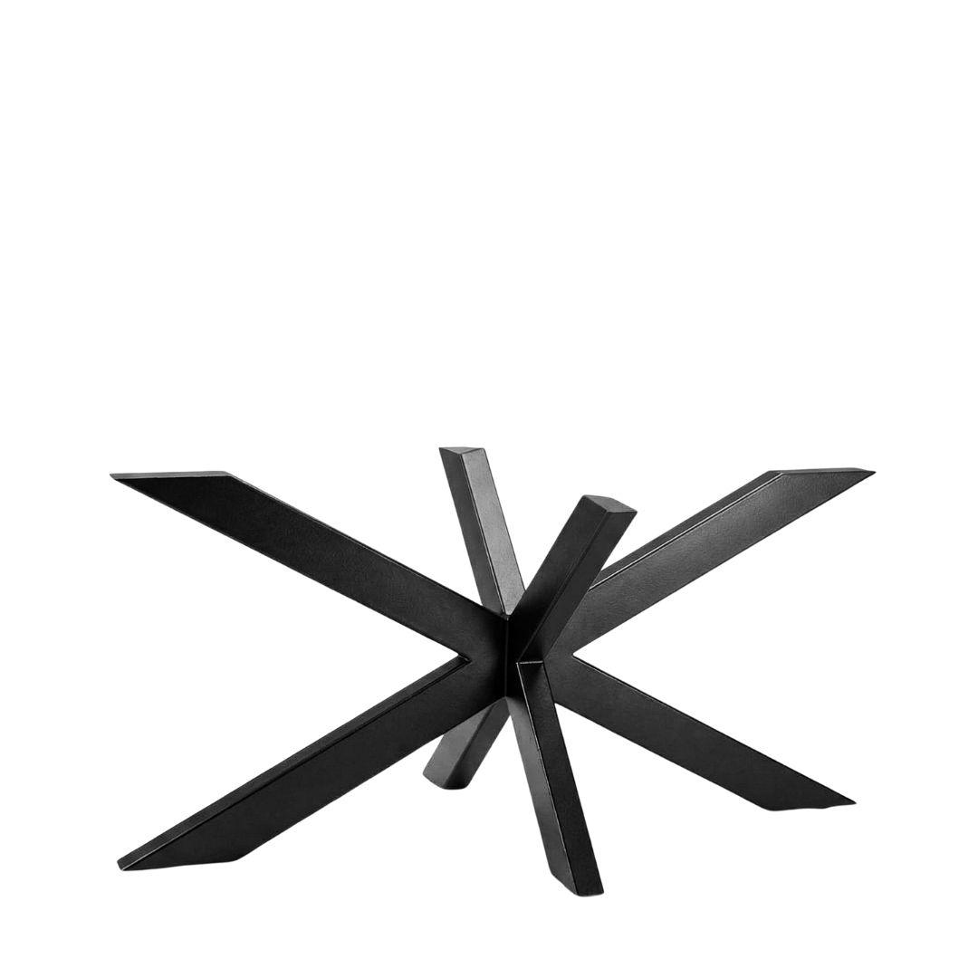  Eetkamertafel Matrix - Zwart - Metaal - Matrix XXL afbeelding 1