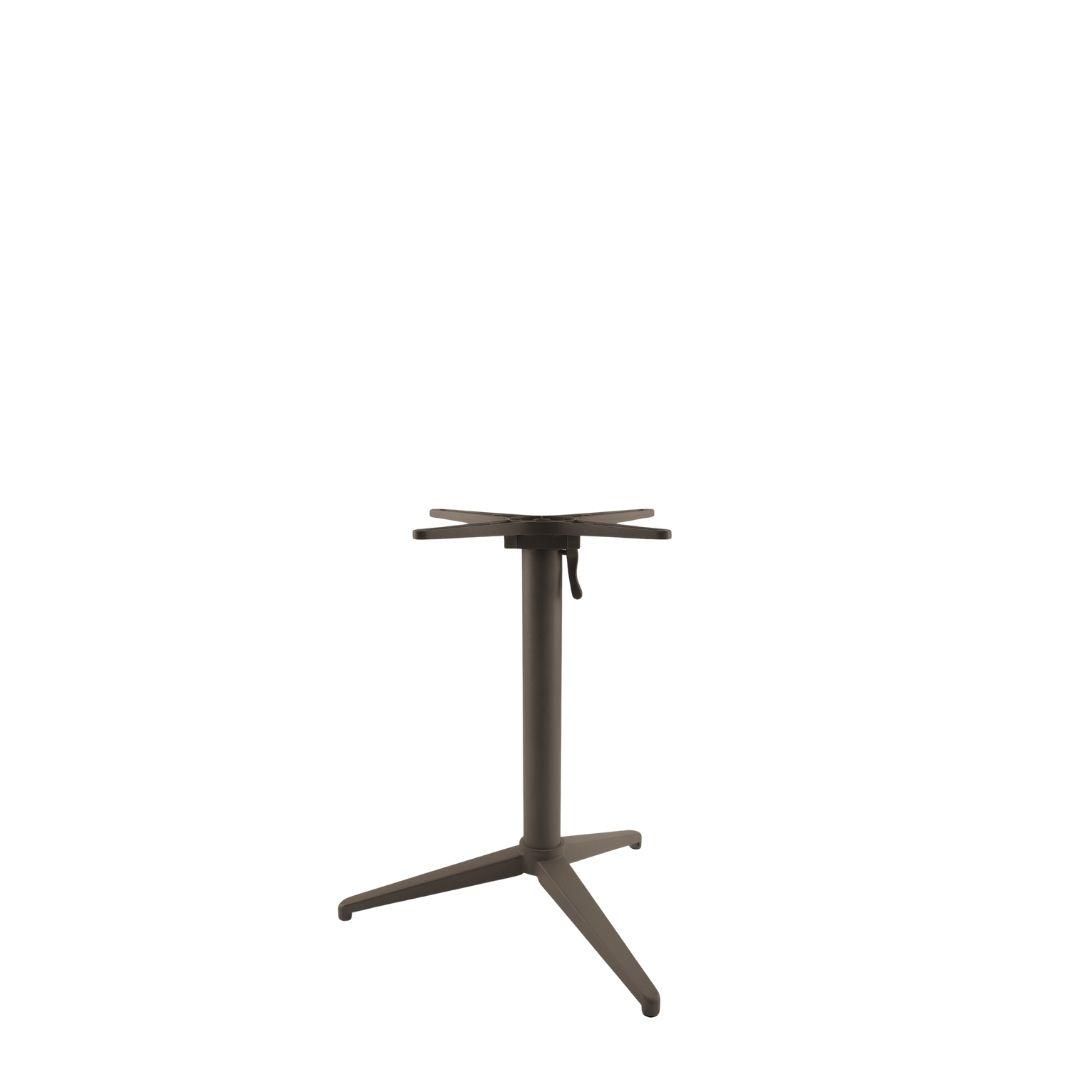  Eetkamertafel Tafelpoot Vouwbaar - Brons - Metaal - 3-Poot afbeelding 1