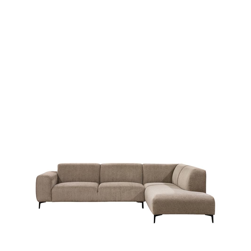  Hoekbank Merido - Taupe - Raven - Rechts Voorstaand afbeelding 1