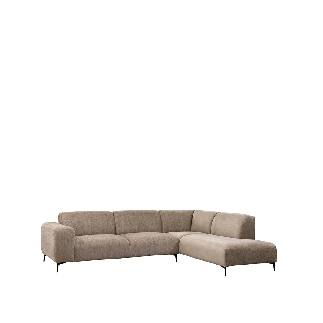  Hoekbank Merido - Taupe - Raven - Rechts Voorstaand afbeelding 2