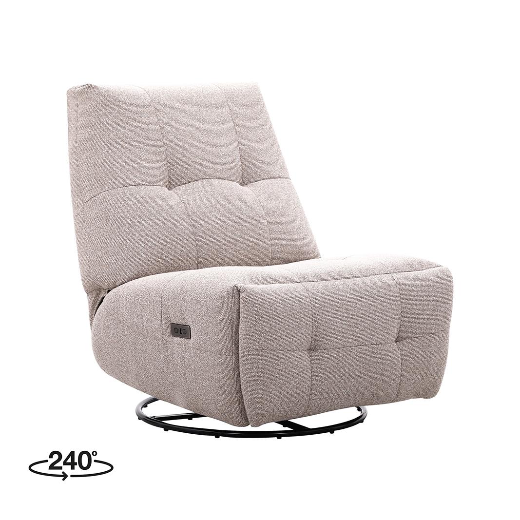 Fauteuil Snooze Lounge - Beige - Majestic Weave afbeelding 1