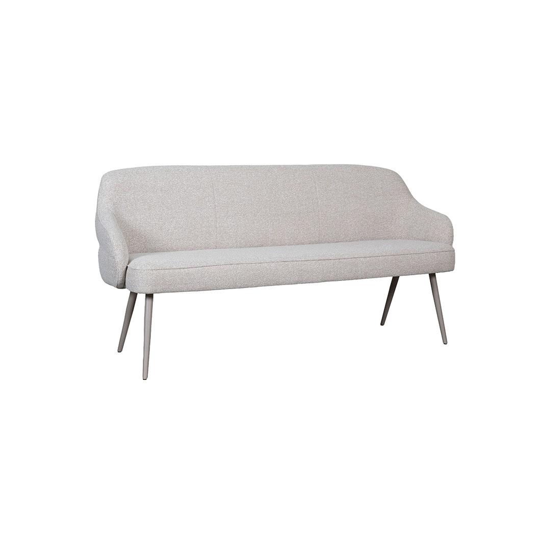  Eetkamerbank Bern - Naturel - Royal Boucle - 160 cm afbeelding 1