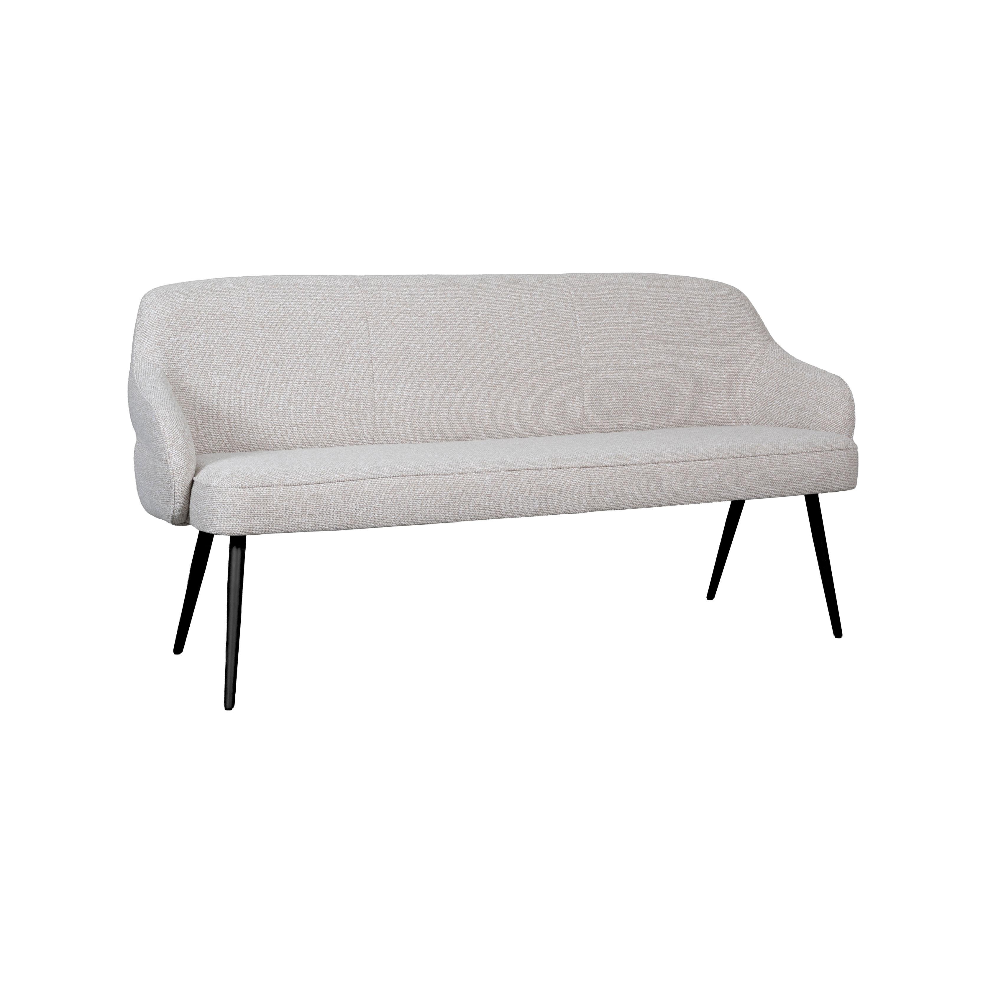  Eetkamerbank Bern - Naturel - Royal Boucle - 190 cm afbeelding 1