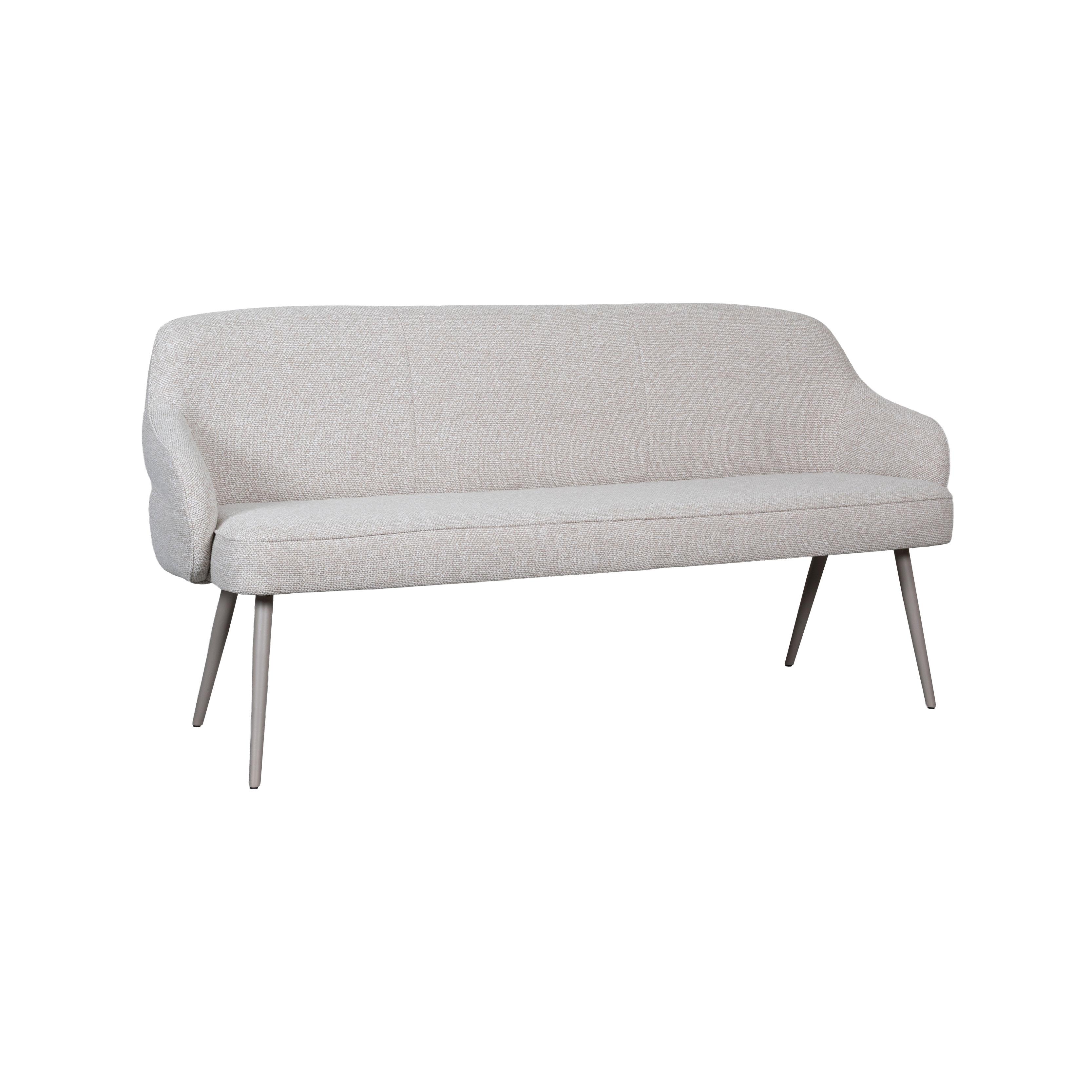  Eetkamerbank Bern - Naturel - Royal Boucle - 190 cm afbeelding 1