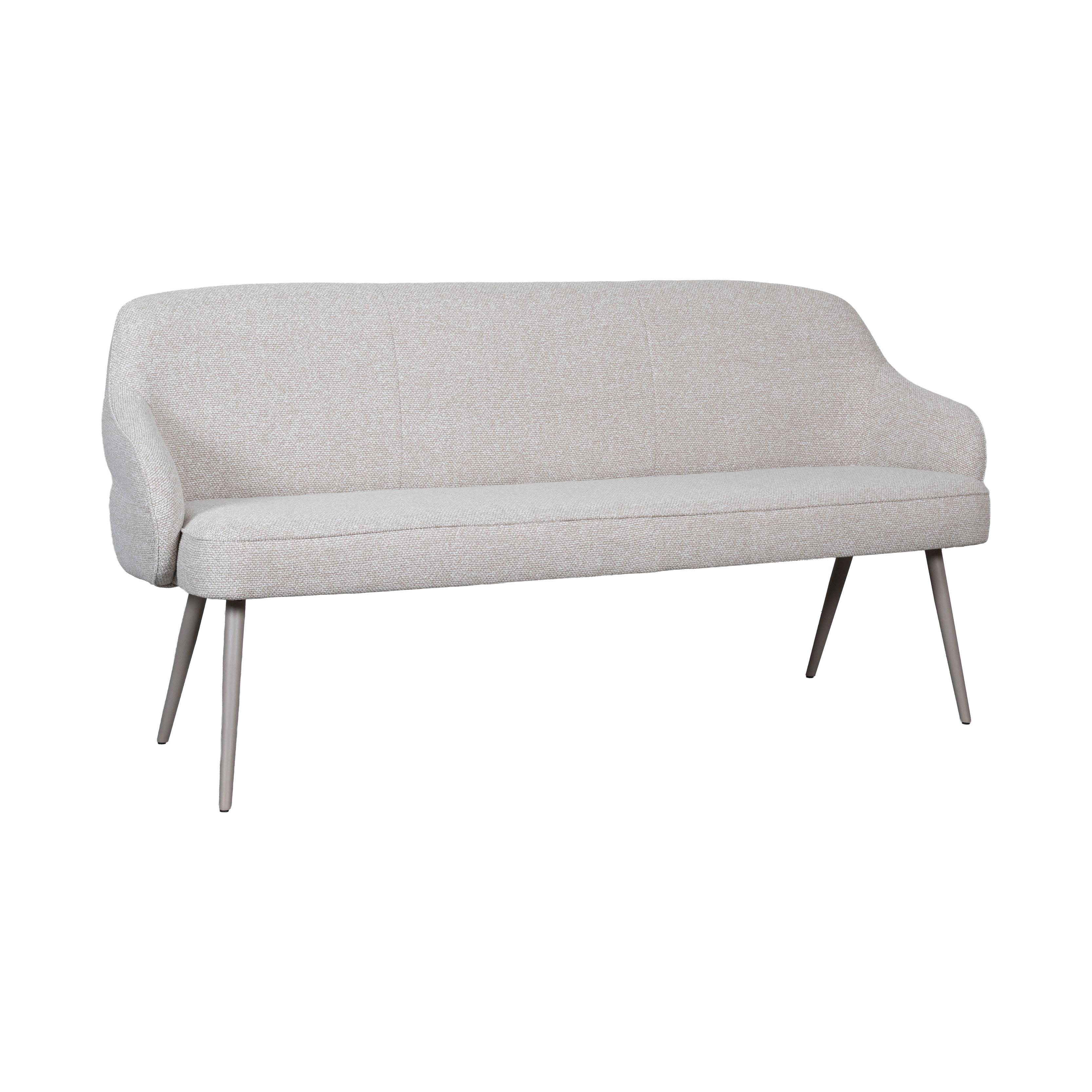  Eetkamerbank Bern - Naturel - Royal Boucle - 220 cm afbeelding 1