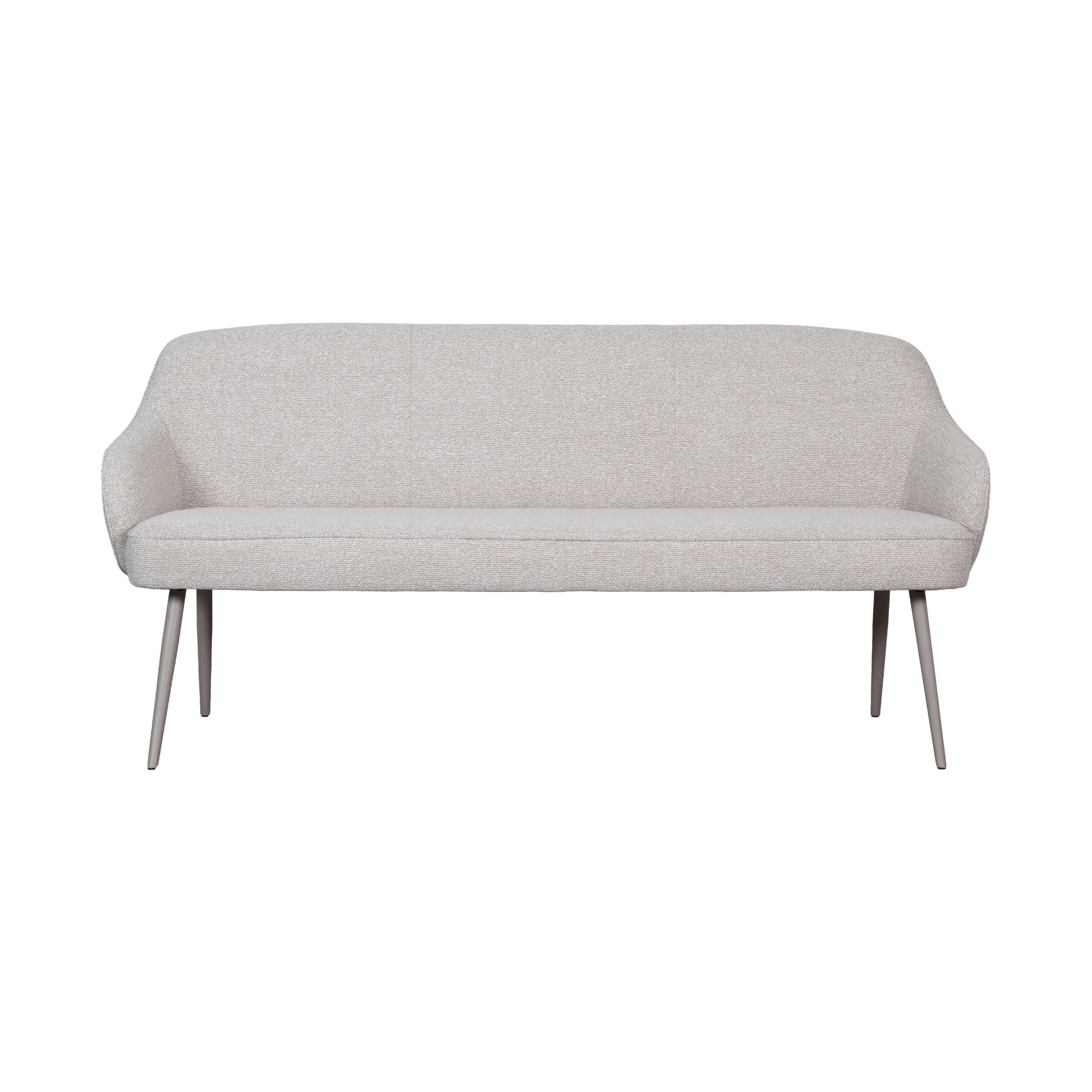  Eetkamerbank Bern - Naturel - Royal Boucle - 220 cm afbeelding 2