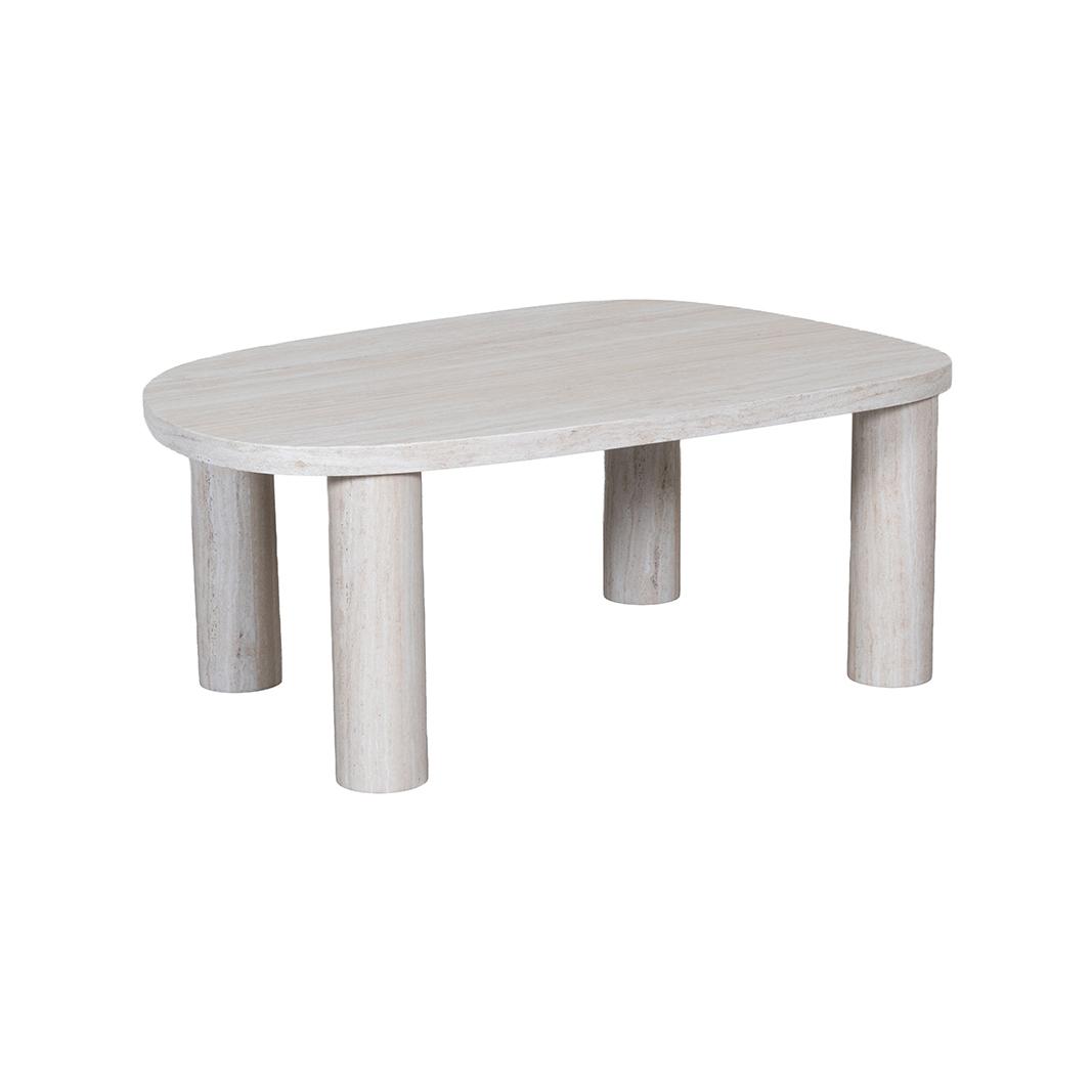  Salontafel Clean - Travertin - Travertin afbeelding 1