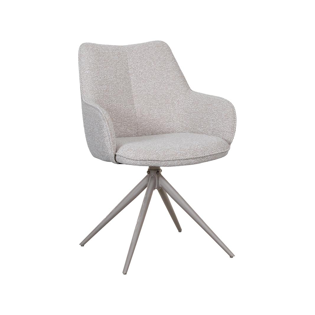  Eetkamerstoel Sawa - Naturel - Royal Boucle afbeelding 2