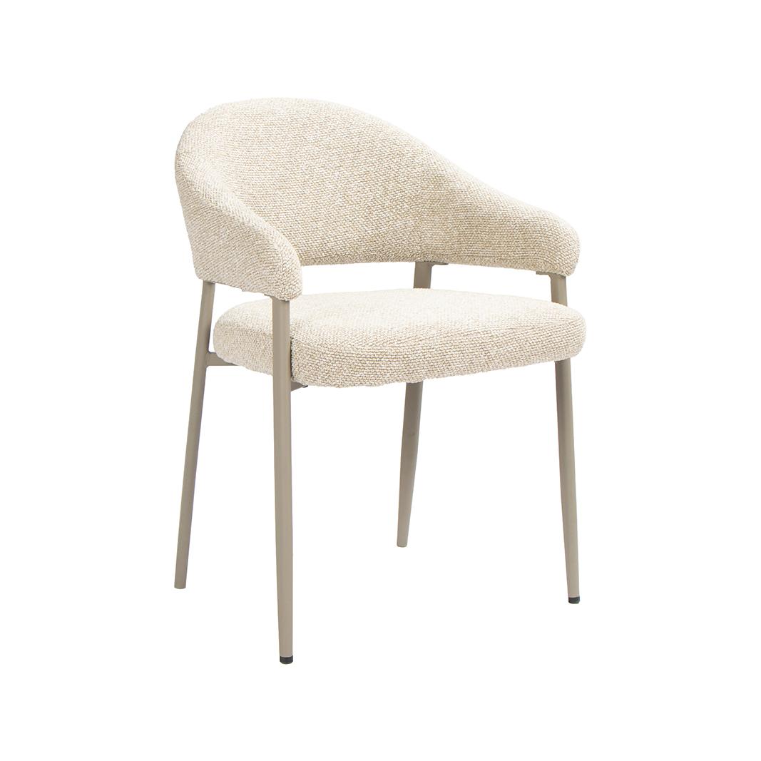  Eetkamerstoel Sora - Naturel - Royal Boucle afbeelding 2