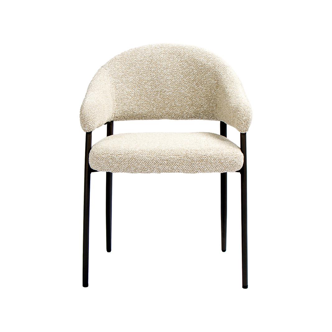  Eetkamerstoel Sora - Naturel - Royal Boucle afbeelding 2