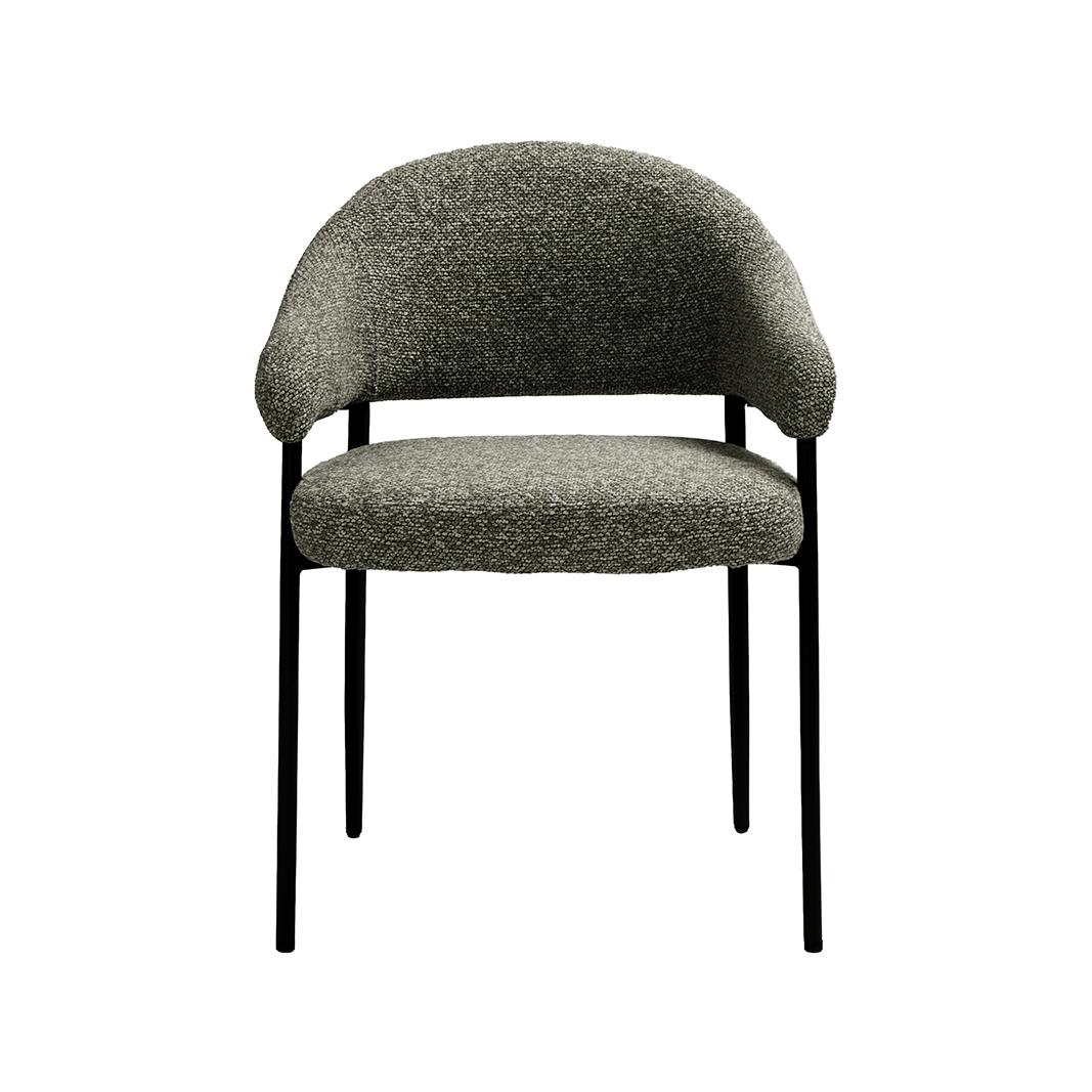  Eetkamerstoel Sora - Mushroom - Royal Boucle afbeelding 2