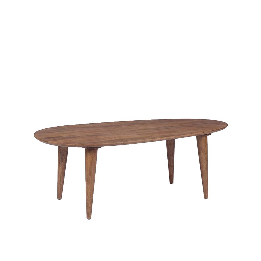  Eetkamertafel Fly - Nature Smooth - Mangohout - 180 cm - Organisch afbeelding 2