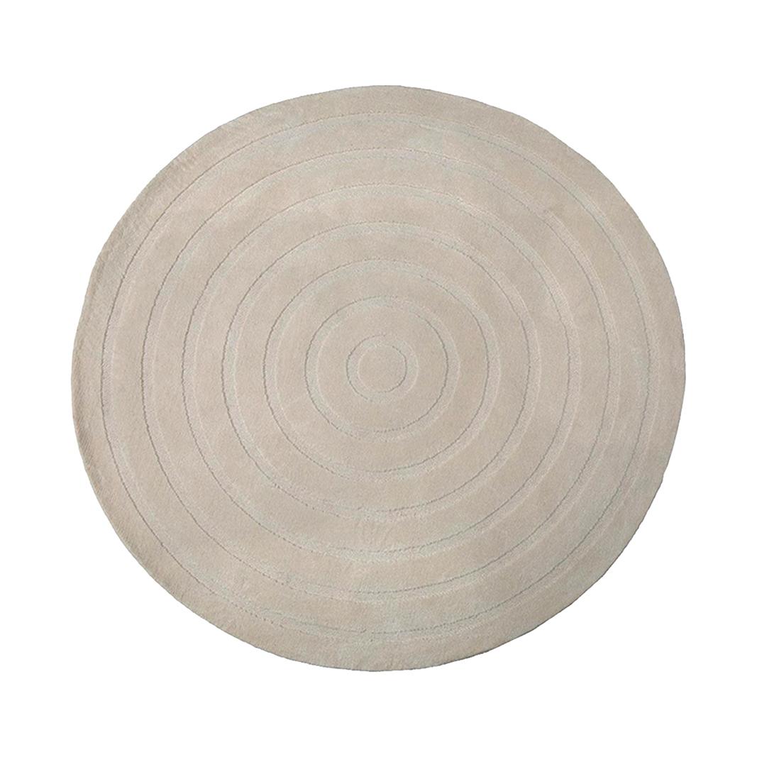  Vloerkleden Agra - Taupe - Polyester - 150x150 cm - Rond afbeelding 1
