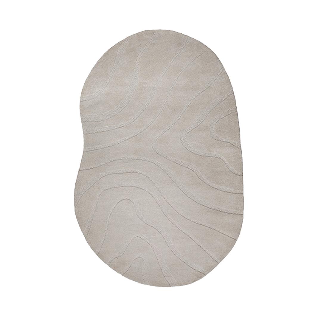  Vloerkleden Goa - Taupe - Polyester - 160x230 cm - Organisch afbeelding 1