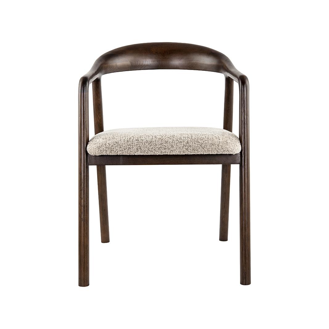  Eetkamerstoel Lone - Beige - Geweven afbeelding 2