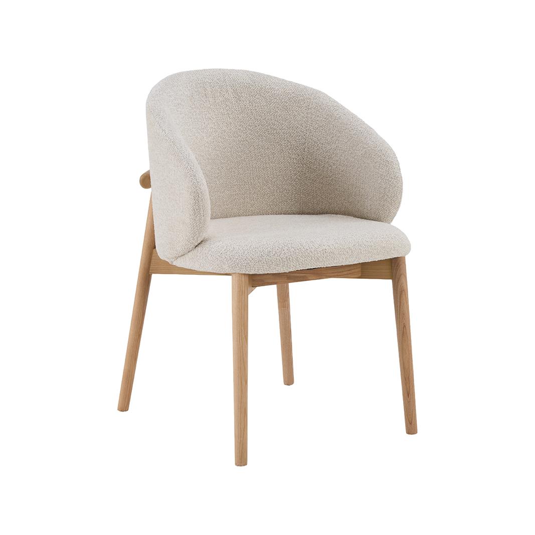  Eetkamerstoel Nagano - Naturel - Geweven - Naturel Houten Frame afbeelding 1