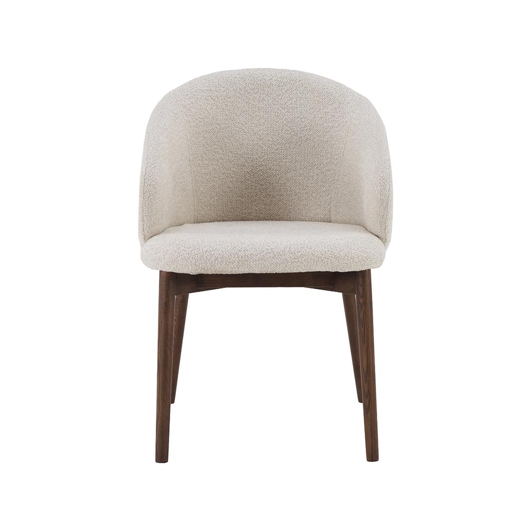  Eetkamerstoel Nagano - Naturel - Geweven - Walnoot Houten Frame afbeelding 2