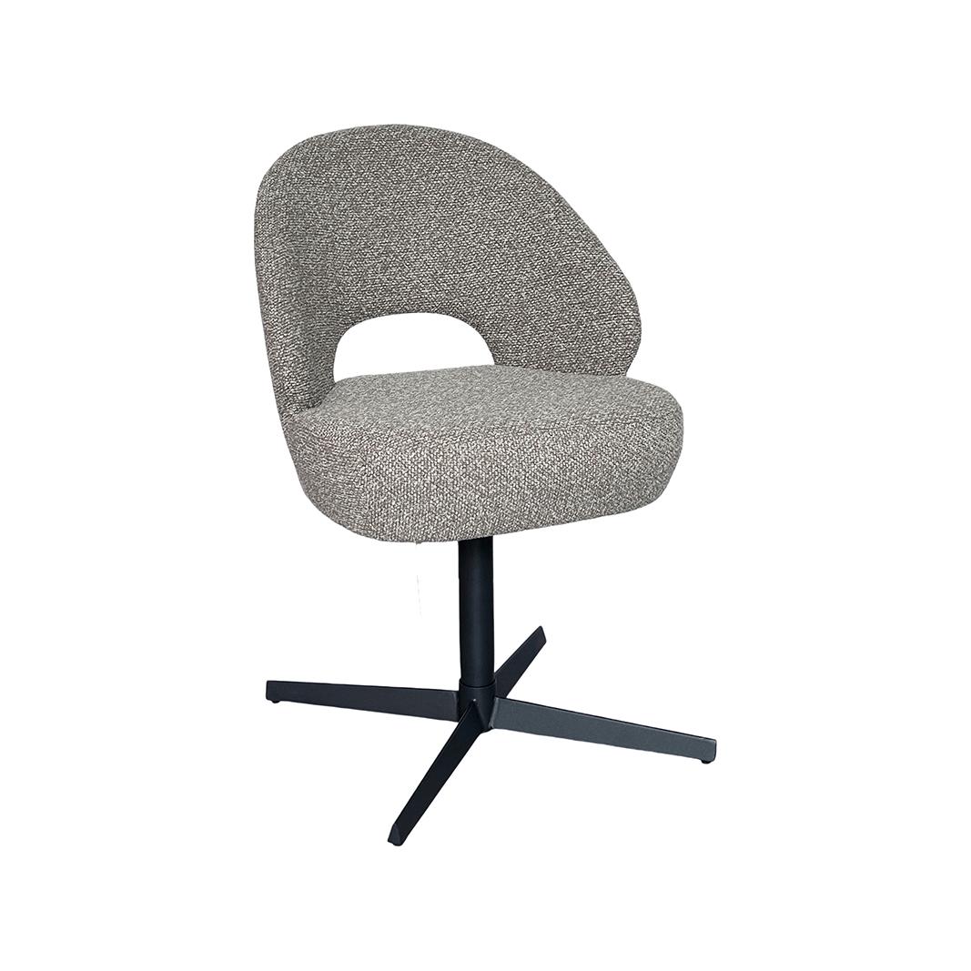  Eetkamerstoelen Saint Tropez - Mushroom - Boucle afbeelding 2