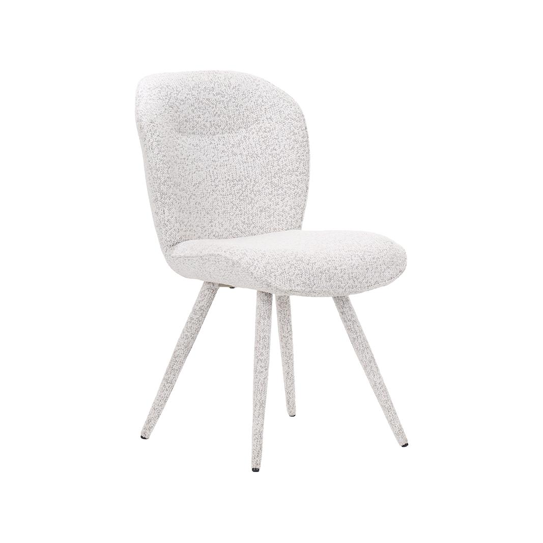  Eetkamerstoelen Whoa - Champagne - Geweven afbeelding 1