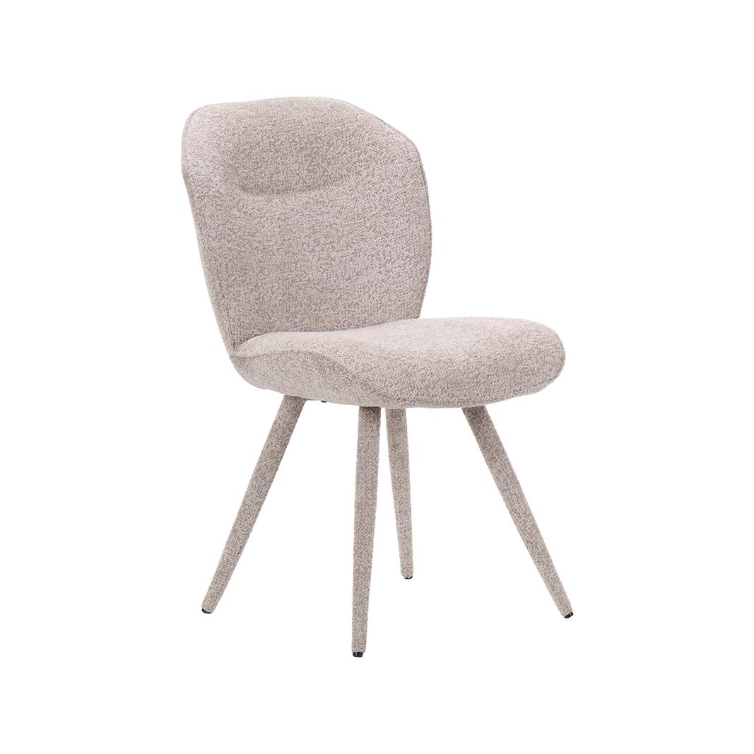  Eetkamerstoelen Whoa - Beige - Geweven afbeelding 1