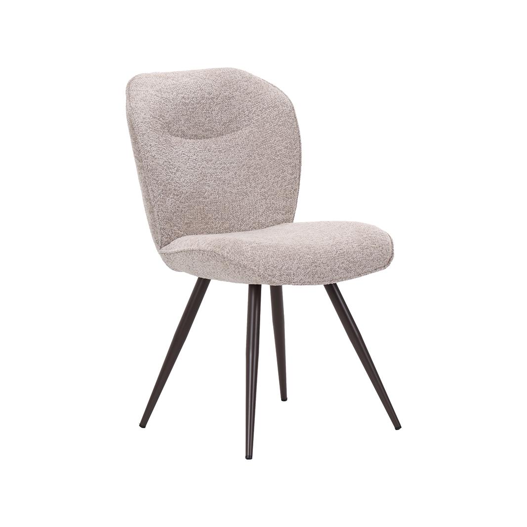  Eetkamerstoelen Awesome - Beige - Geweven afbeelding 1