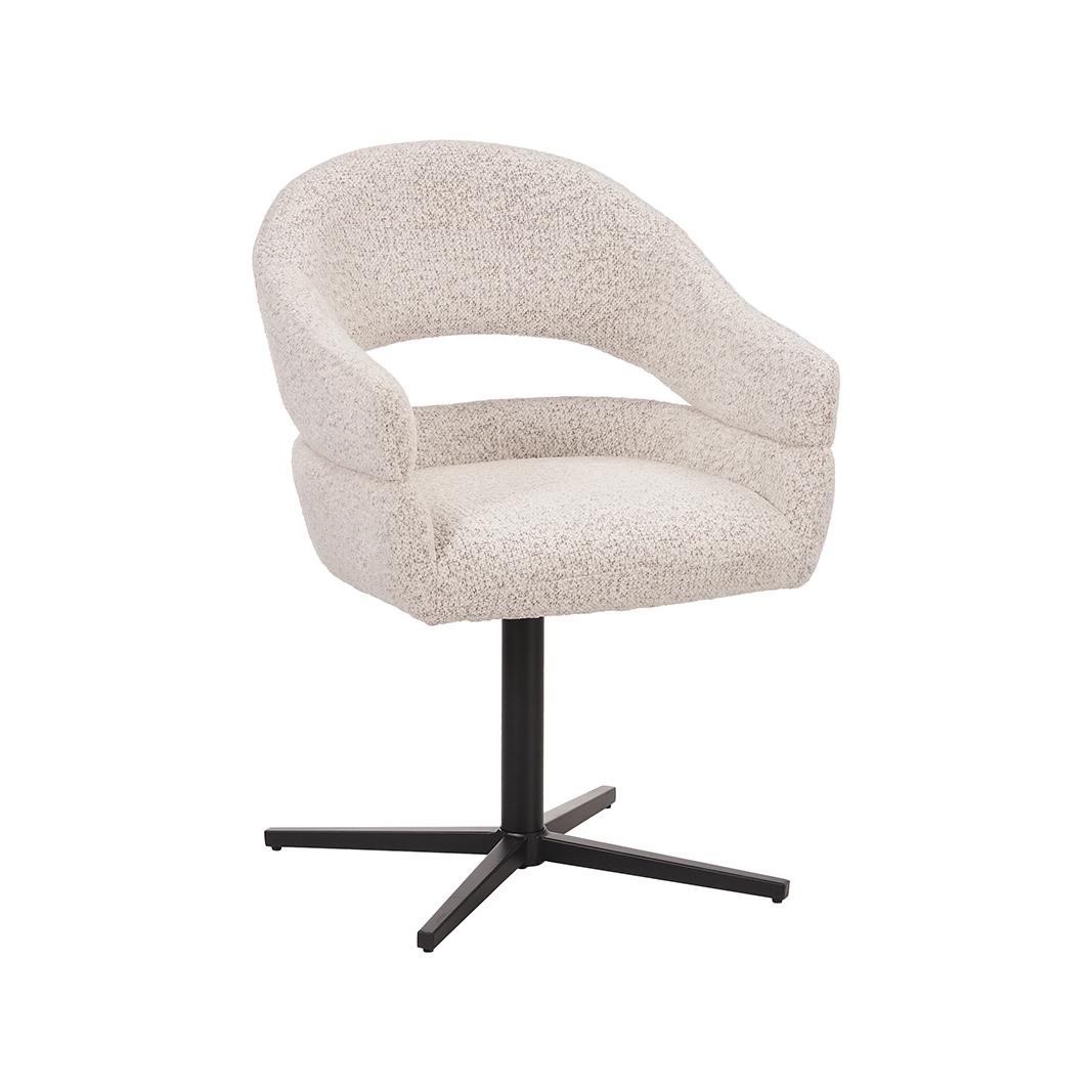  Eetkamerstoel Donna - Champagne - Geweven - One Size afbeelding 2