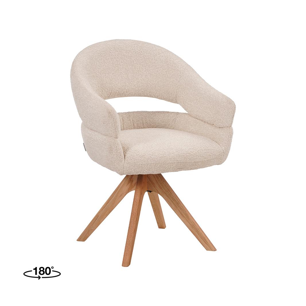 Eetkamerstoel Sofia - Naturel - Geweven - One Size afbeelding 1