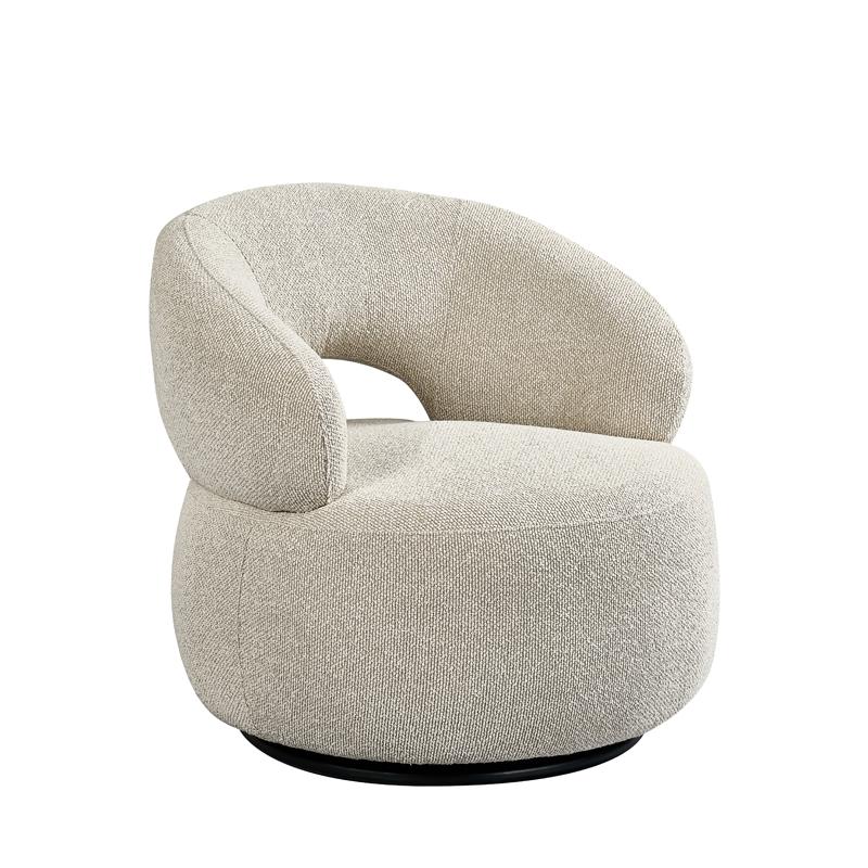  Fauteuil Nusenna - Naturel - Royal Boucle - One size afbeelding 1