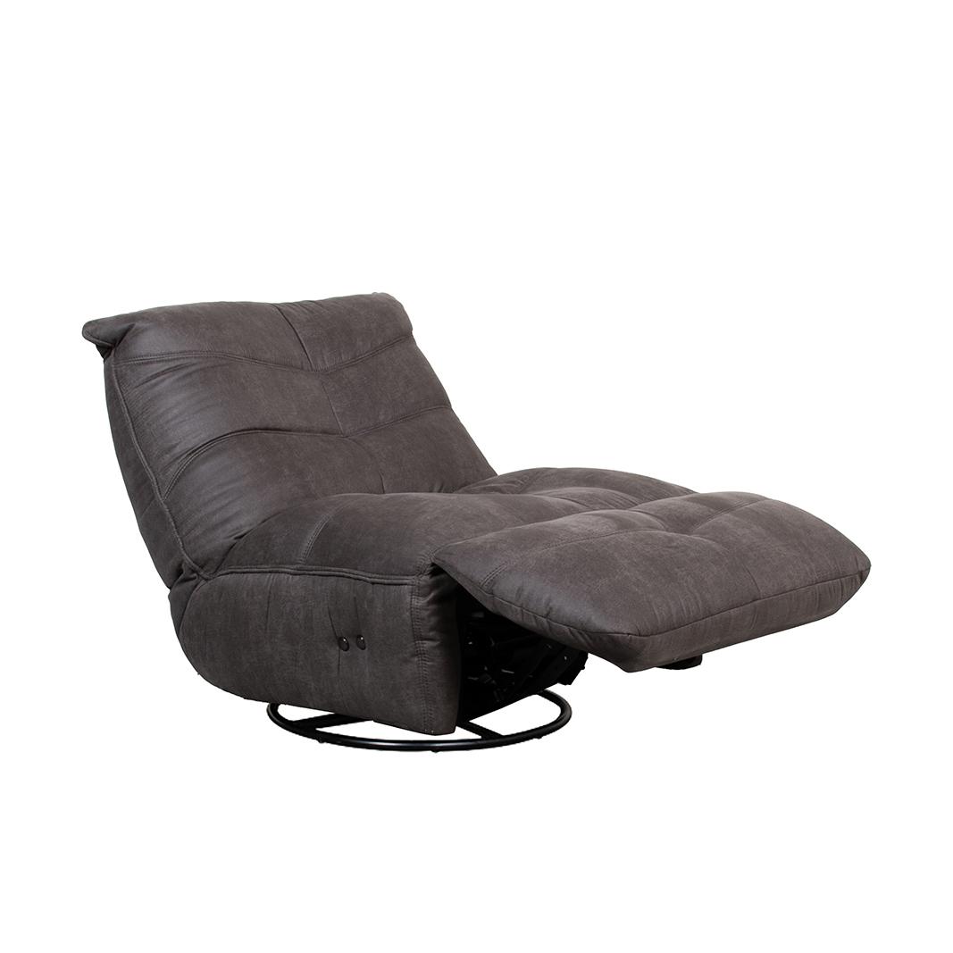  Fauteuil Powernap Station - Antraciet - Micro Suede - One Size afbeelding 2