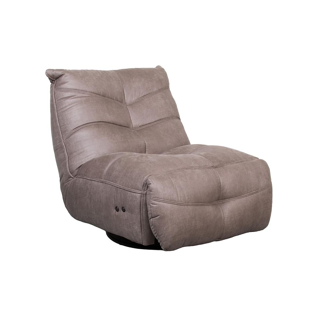 Fauteuil Powernap Station - Taupe - Micro Suede - One Size afbeelding 1