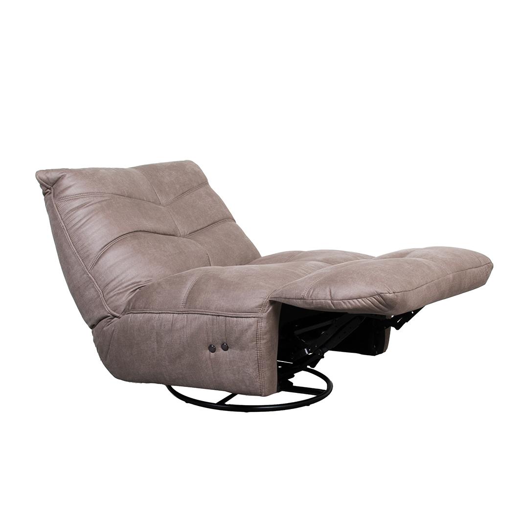  Fauteuil Powernap Station - Taupe - Micro Suede - One Size afbeelding 2