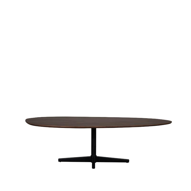  Eetkamertafel Rosie - Espresso - Mangohout - 260 cm - Organisch afbeelding 1
