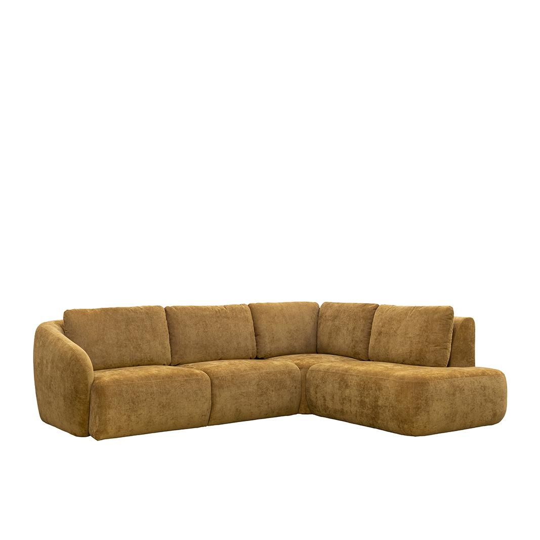  Hoekbank Matteo - Dark Honey - Maloy - Rechts Voorstaand afbeelding 2