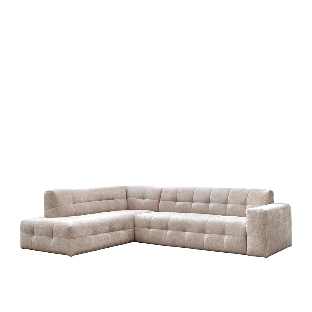 Hoekbank Lorenzo - Clay - Elite - Links Voorstaand afbeelding 1