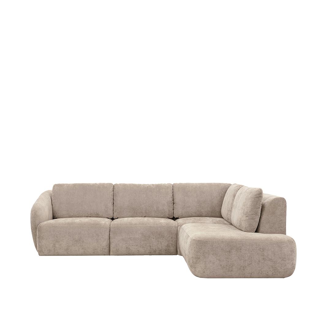  Hoekbank Matteo - Naturel - Maloy - Rechts Voorstaand afbeelding 1