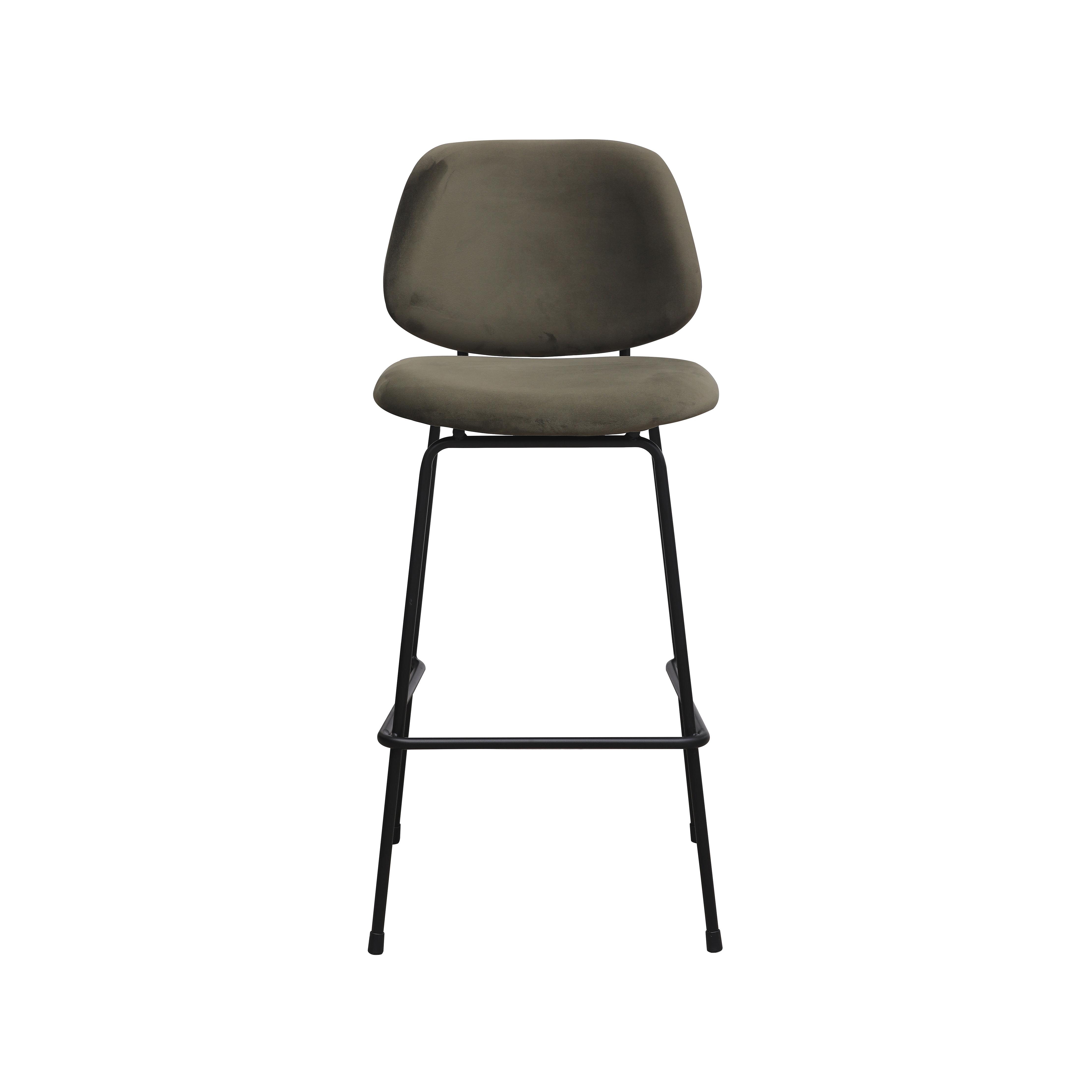  Barkruk Bello - Hunter - Fluweel - Hoog afbeelding 2