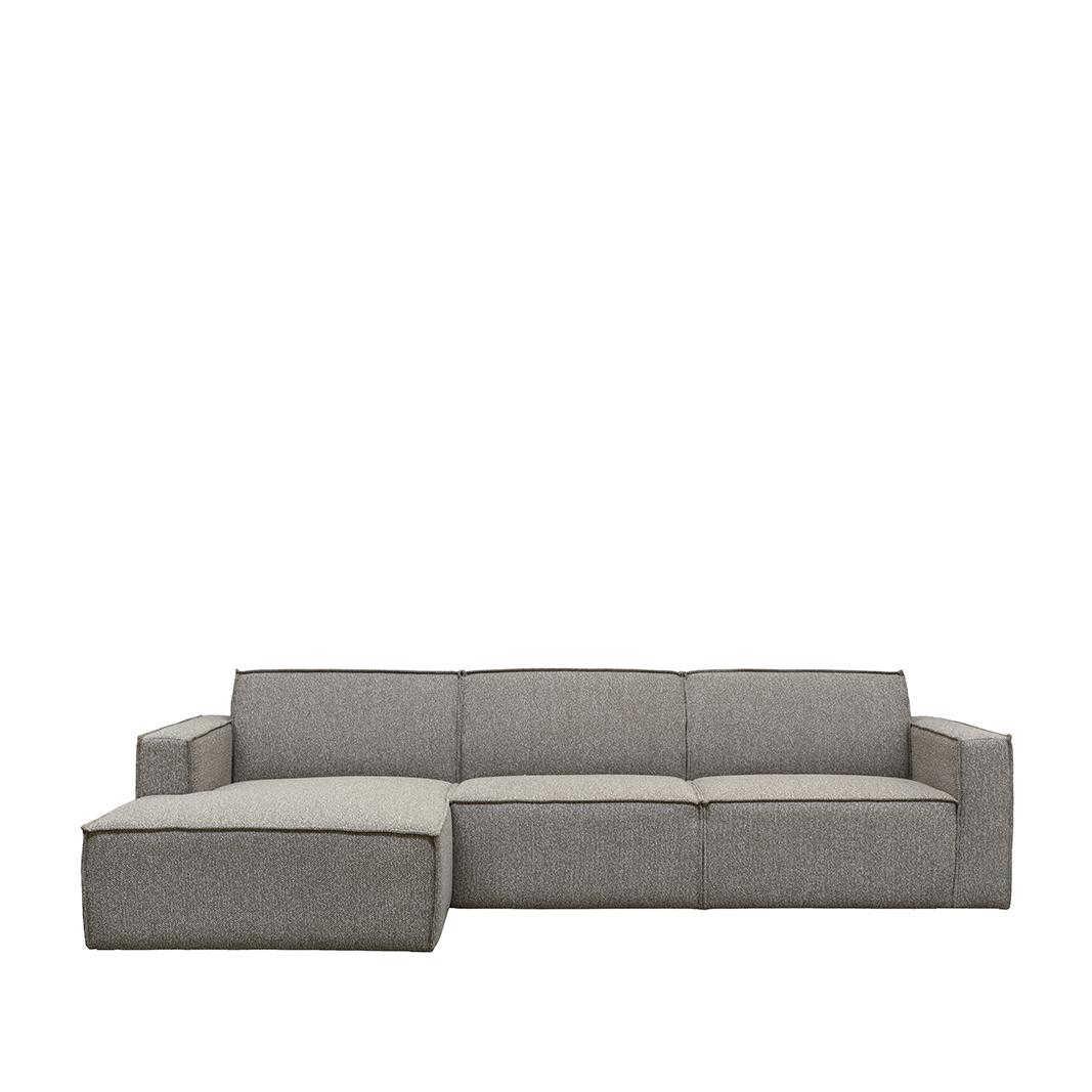  Hoekbank Kay - Mushroom - Royal Boucle - Links Voorstaand afbeelding 2