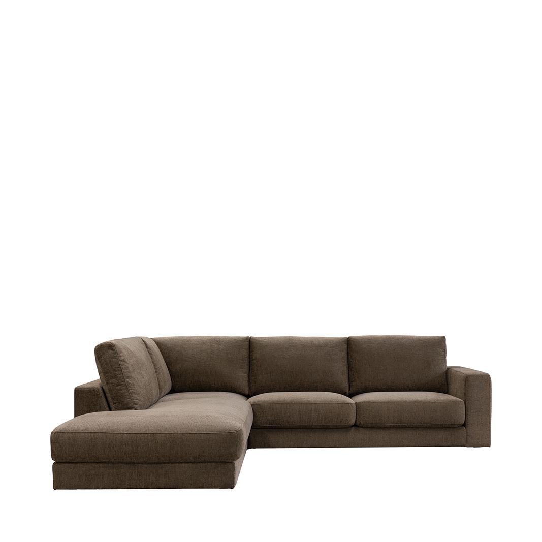  Hoekbank Valero - Retro Taupe - Tresor - Links Voorstaand afbeelding 1