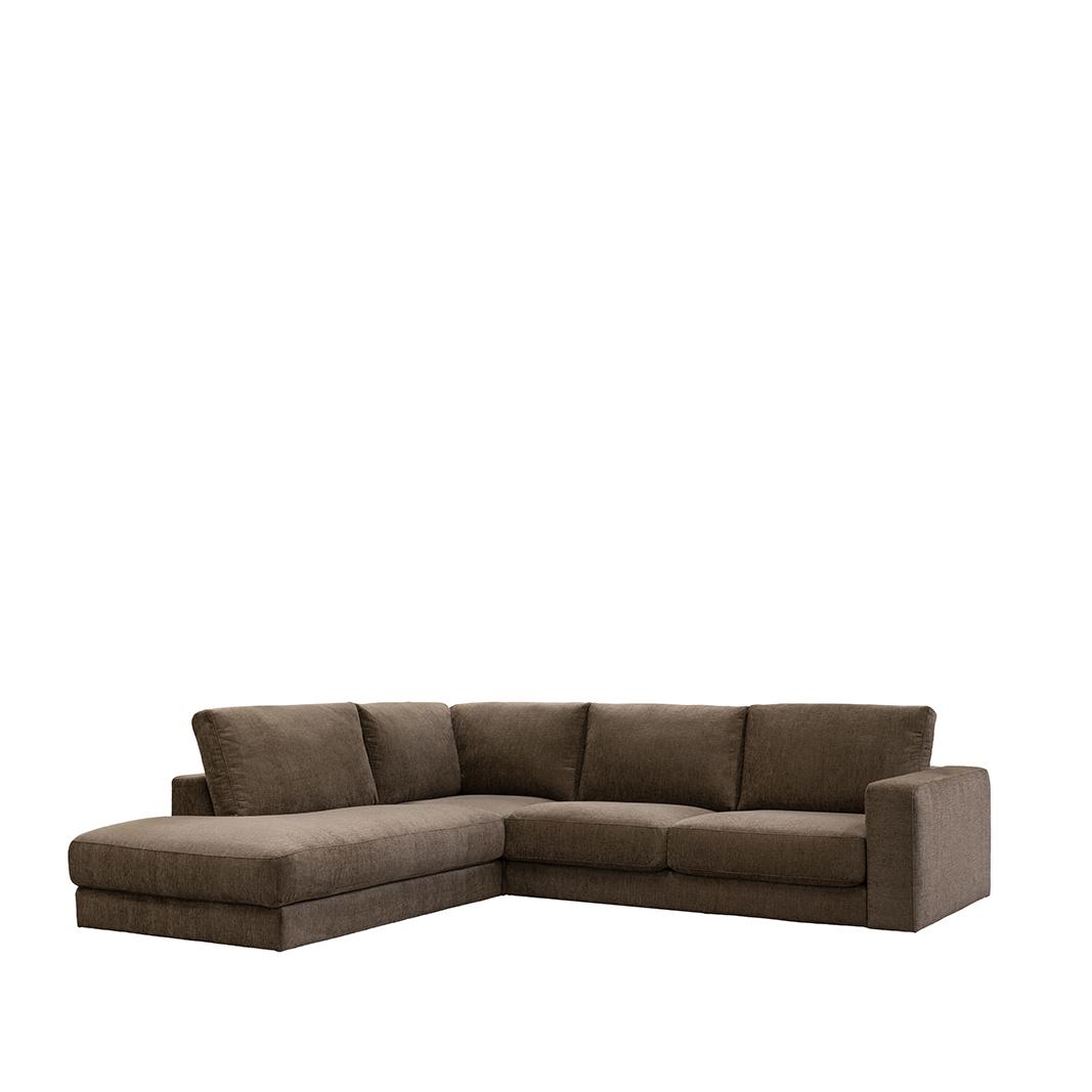  Hoekbank Valero - Retro Taupe - Tresor - Links Voorstaand afbeelding 2