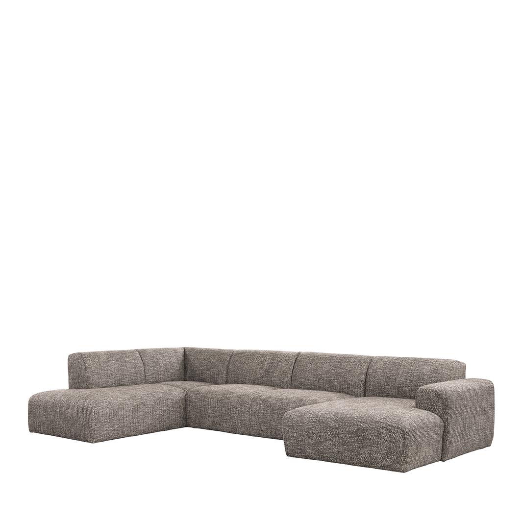  Bank Verona - Taupe - Silencio - Links Voorstaand afbeelding 2