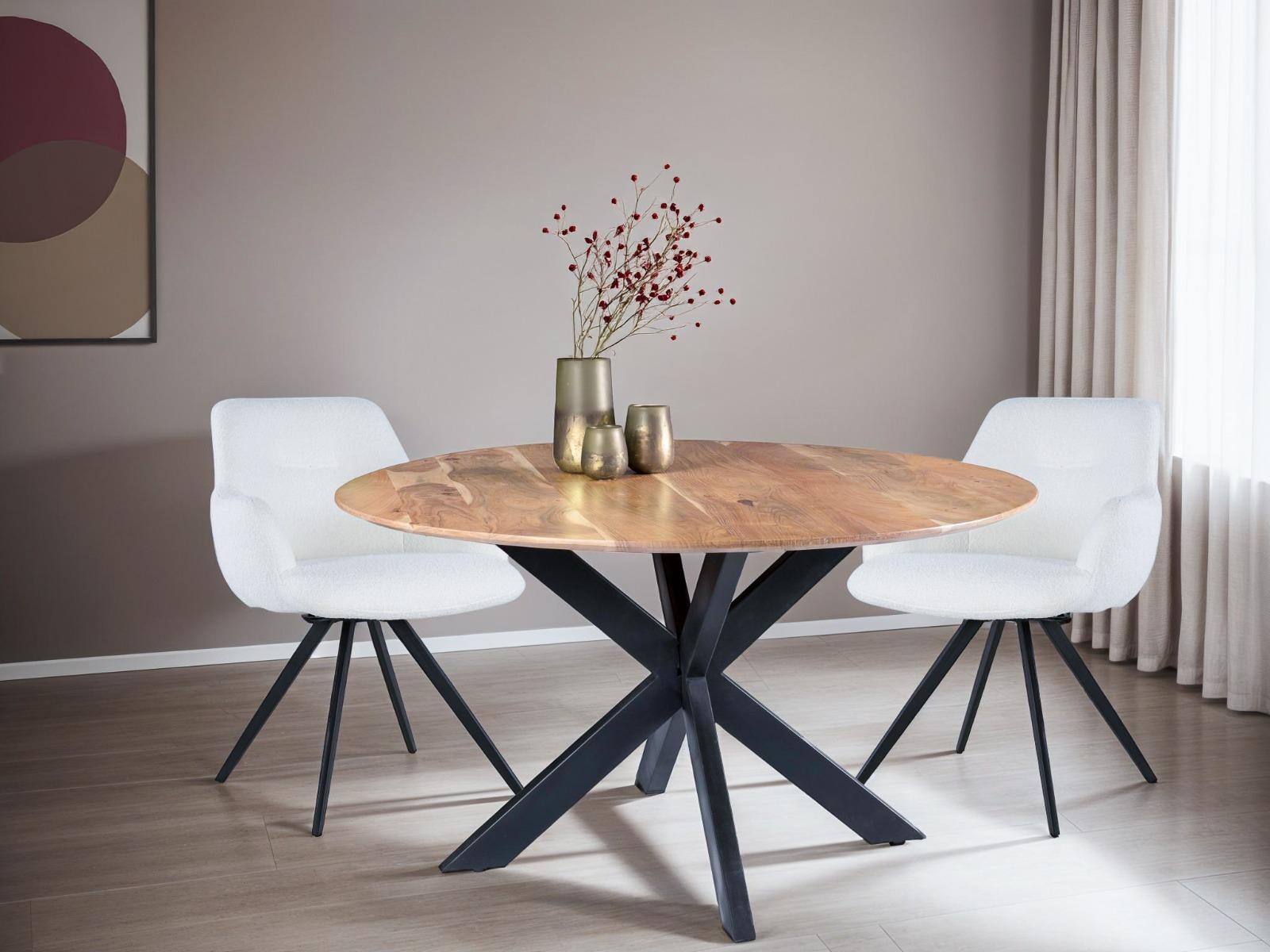 Oslo Round Acasia 120 cm afbeelding 4