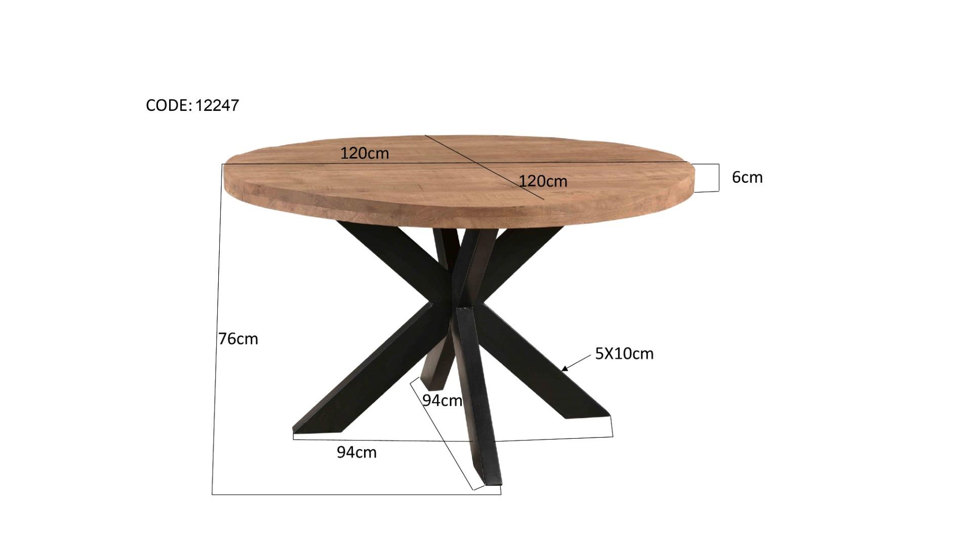 Sturdy Round 120 cm afbeelding 6