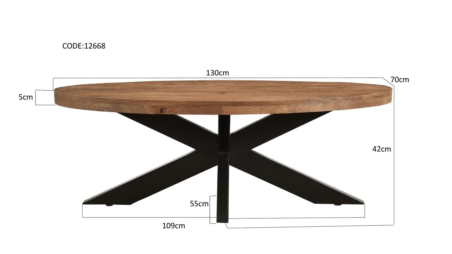 Sturdy Oval 130 cm afbeelding 4