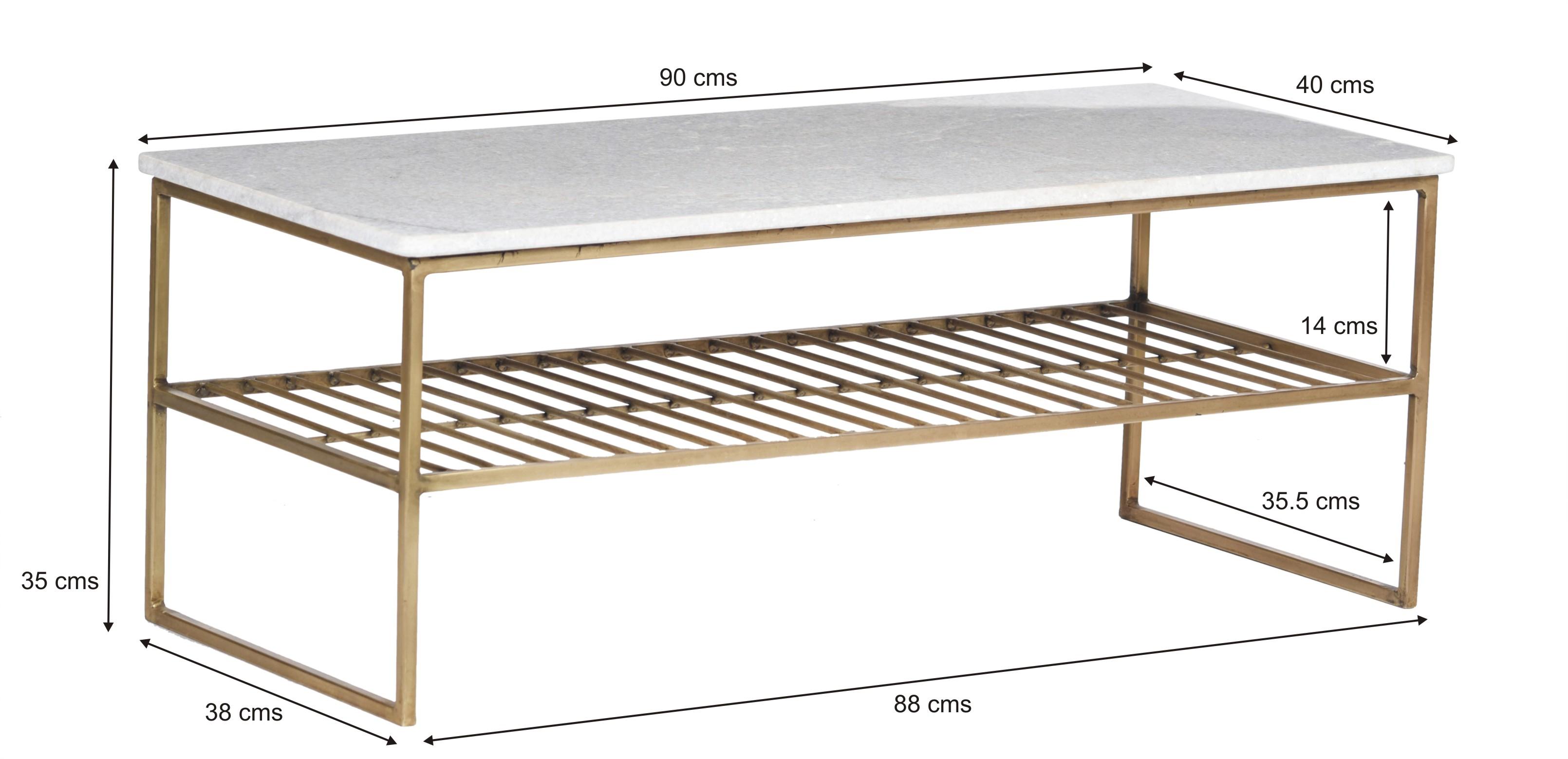 Dian Marble White Gold 90cm afbeelding 6