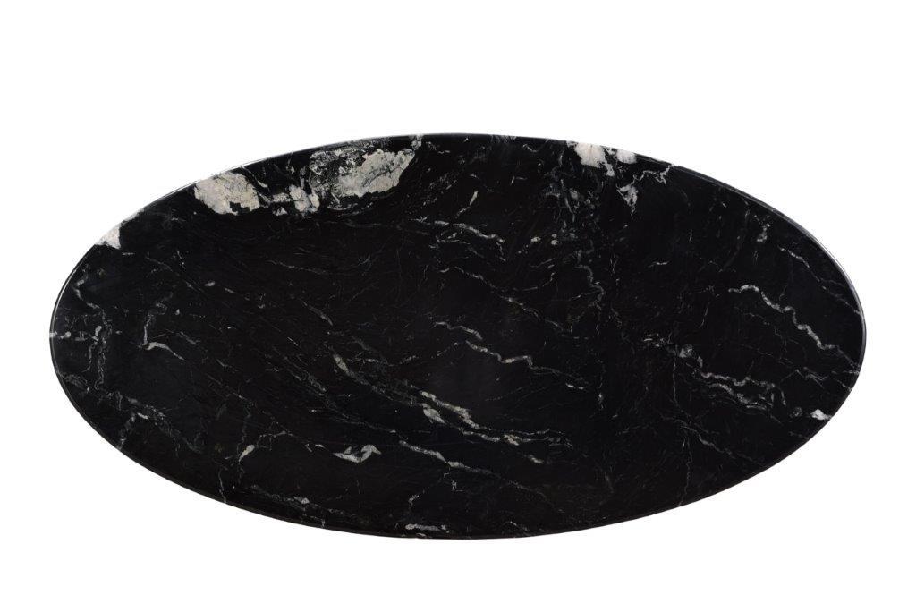 Marble Oval Spider Black 180cm afbeelding 4