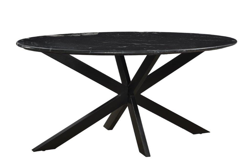 Marble Oval Spider Black 180cm afbeelding 1