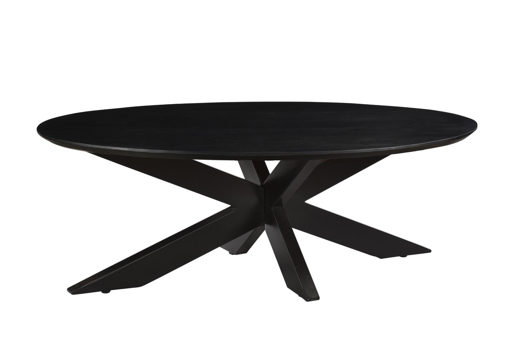Oslo Oval Black130 cm afbeelding 2