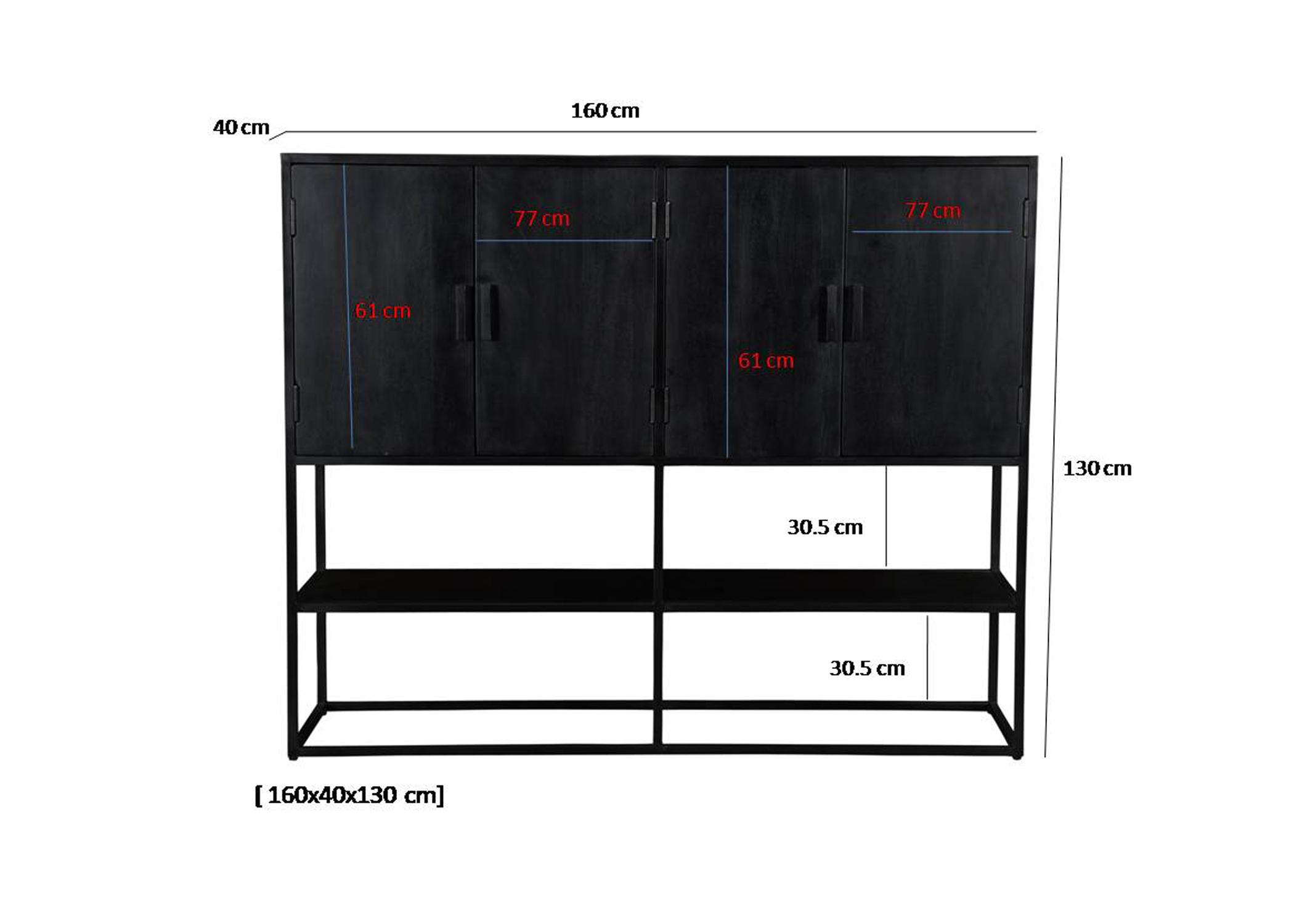 Kala 4 doors 160cm afbeelding 6