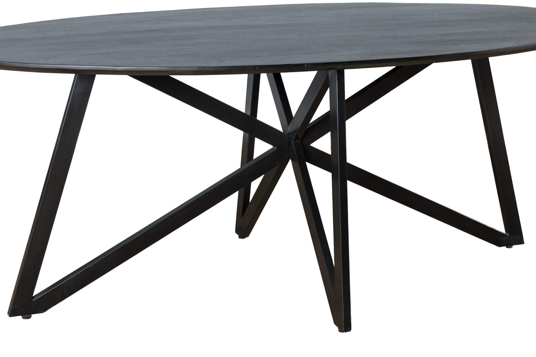 Oslo Black Acasia Web Leg 200cm afbeelding 4