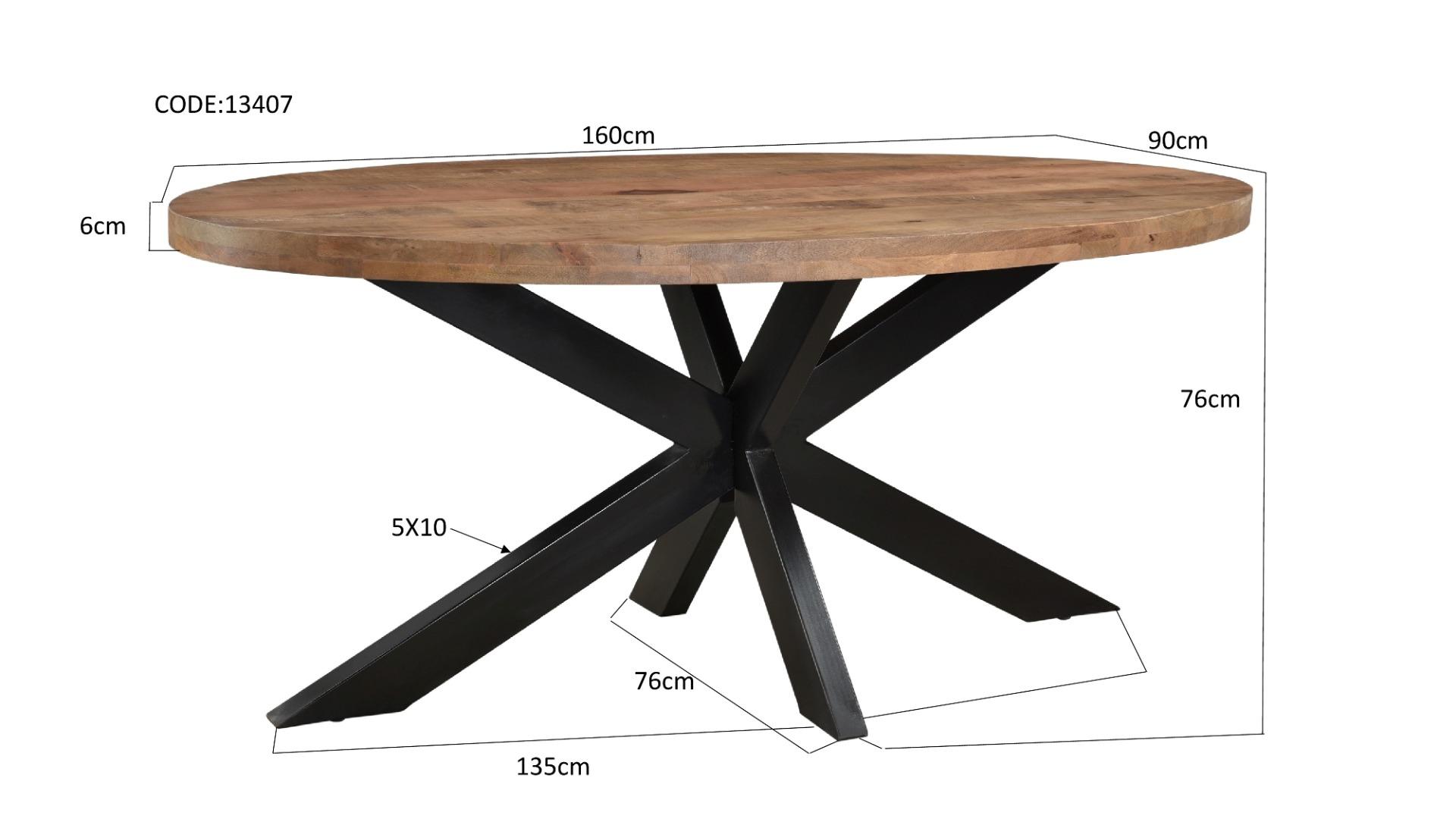 Sturdy Oval 160cm afbeelding 4